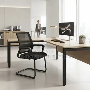 Office Chairs; Mesh Office Visitors Reception Chair With Sledd Base