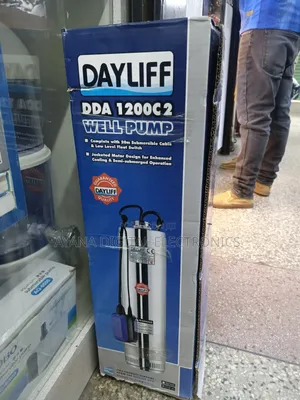 Dayliff DDA 1200 60mtrs 1.25hp Submersible Pump With Float Switch