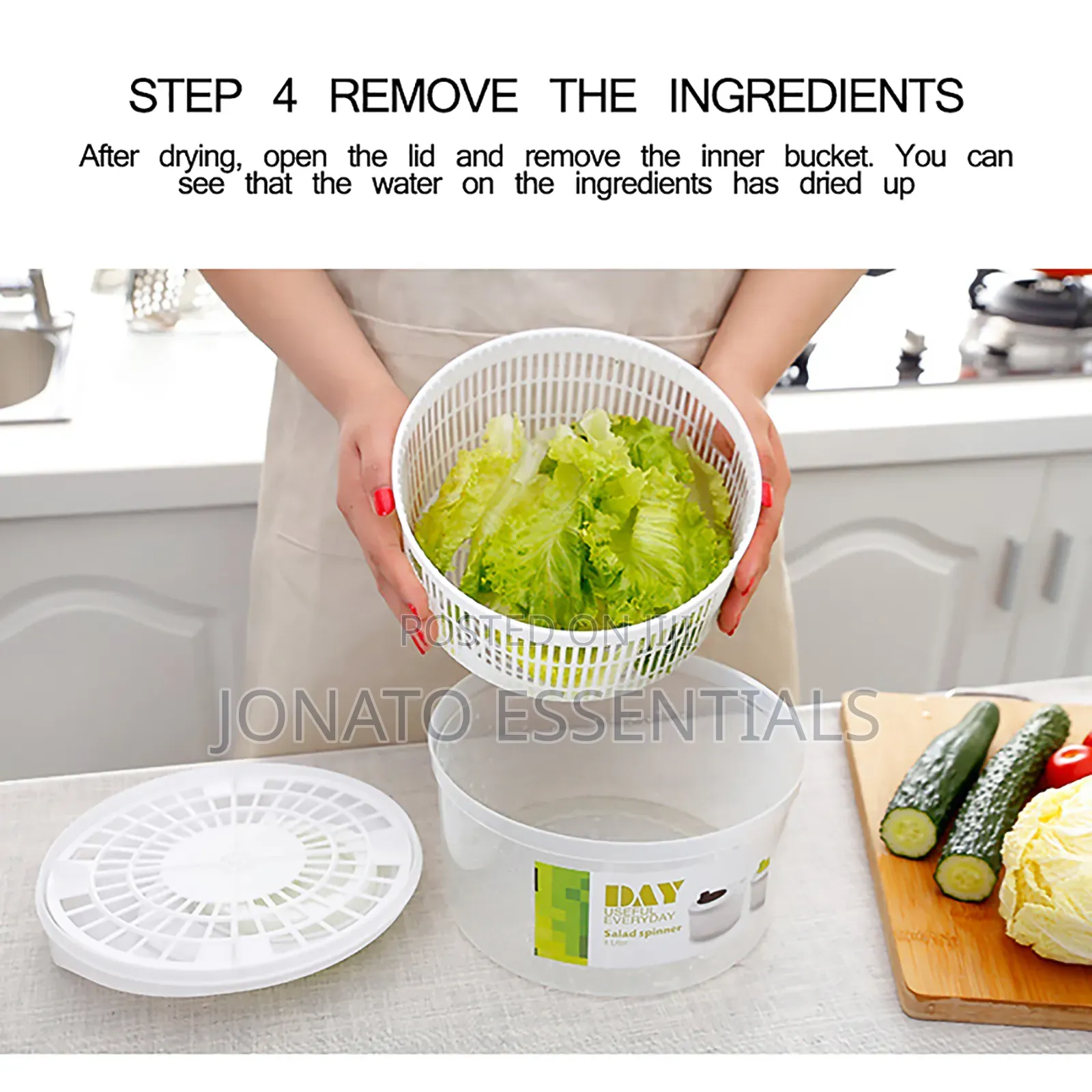 Manual Salad Spinner and Vegetable Dryer