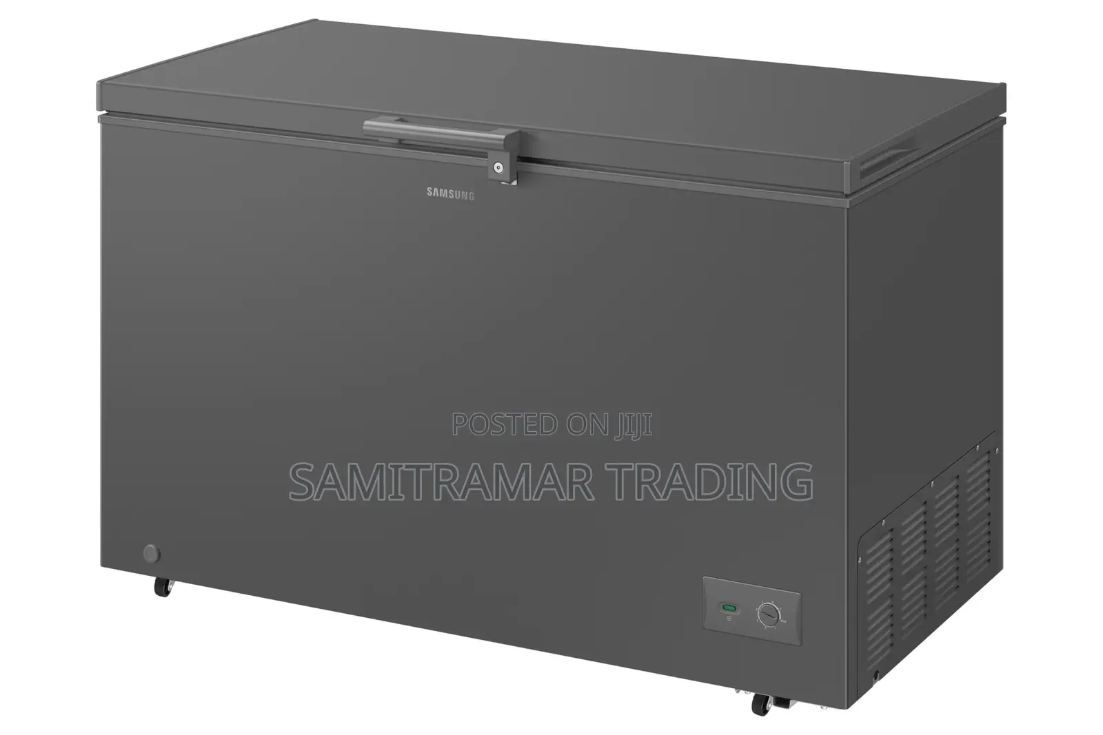 RI70F37V2GAUT Samsung Dark Grey 371L Freestanding Chest Freezer