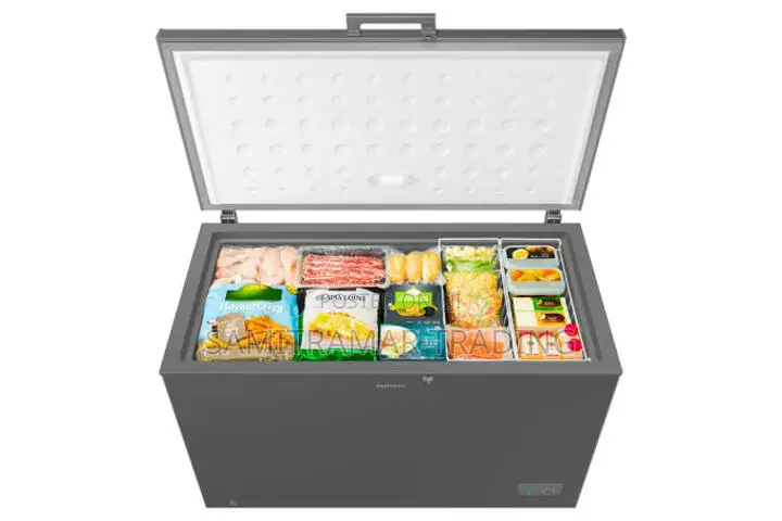 RI70F37V2GAUT Samsung Dark Grey 371L Freestanding Chest Freezer