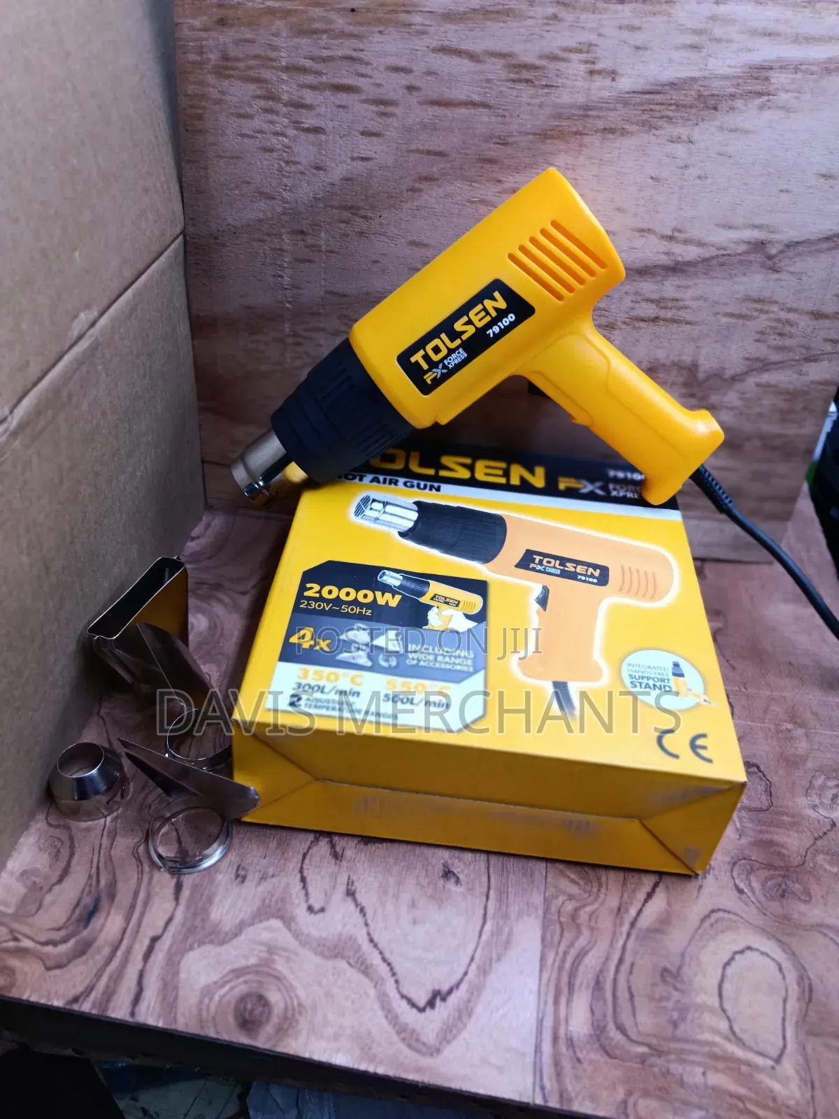 Tolsen Hot Air Gun 2000 Watts Model 79100 500l/Min Hot Air Flow