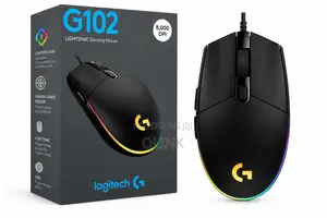 Logitech G102 LIGHTSYNC RGB 6 Button USB Gaming Mouse - Black