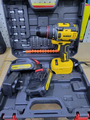 Brushless Dewalt Cordless Drill + Batteries and Charger