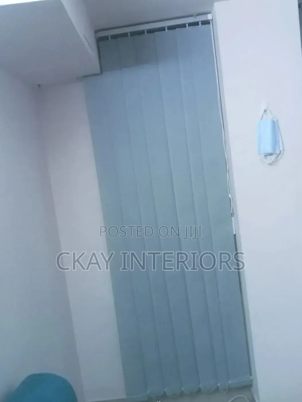 Blue Hospital Vertical Blinds