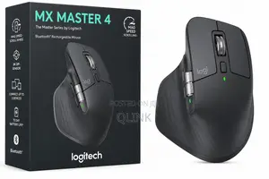 Logitech MX Master 4 Bluetooth Rechargeable Mouse - Graphite