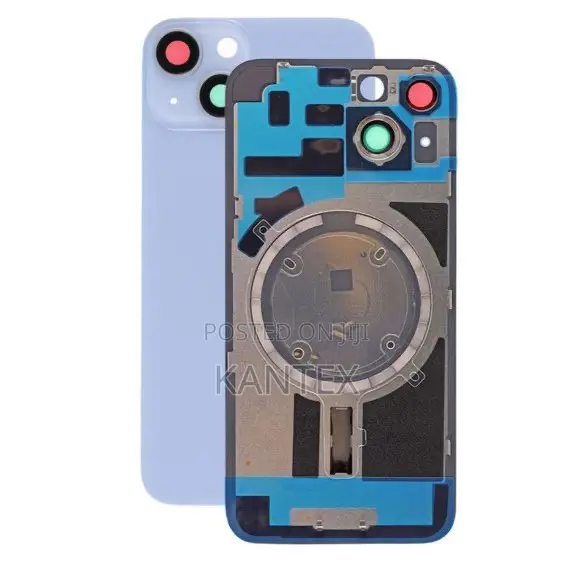 Generic iPhone 14 Plus Back Glass Cover With Magnet and Lens