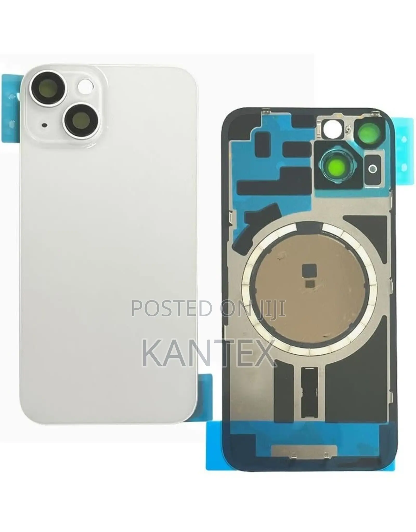 Generic iPhone 14 Plus Back Glass Cover With Magnet and Lens