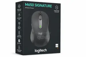 Logitech M650 Signature Wireless Mouse - Graphite - 910-006253