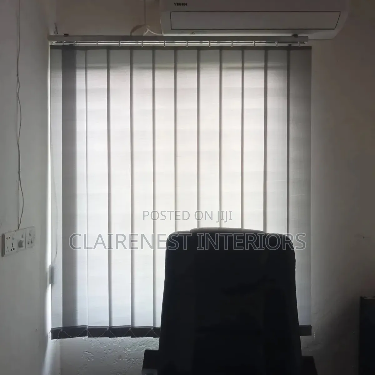 Add Privacy to Shared Spaceswith Vertical Blinds