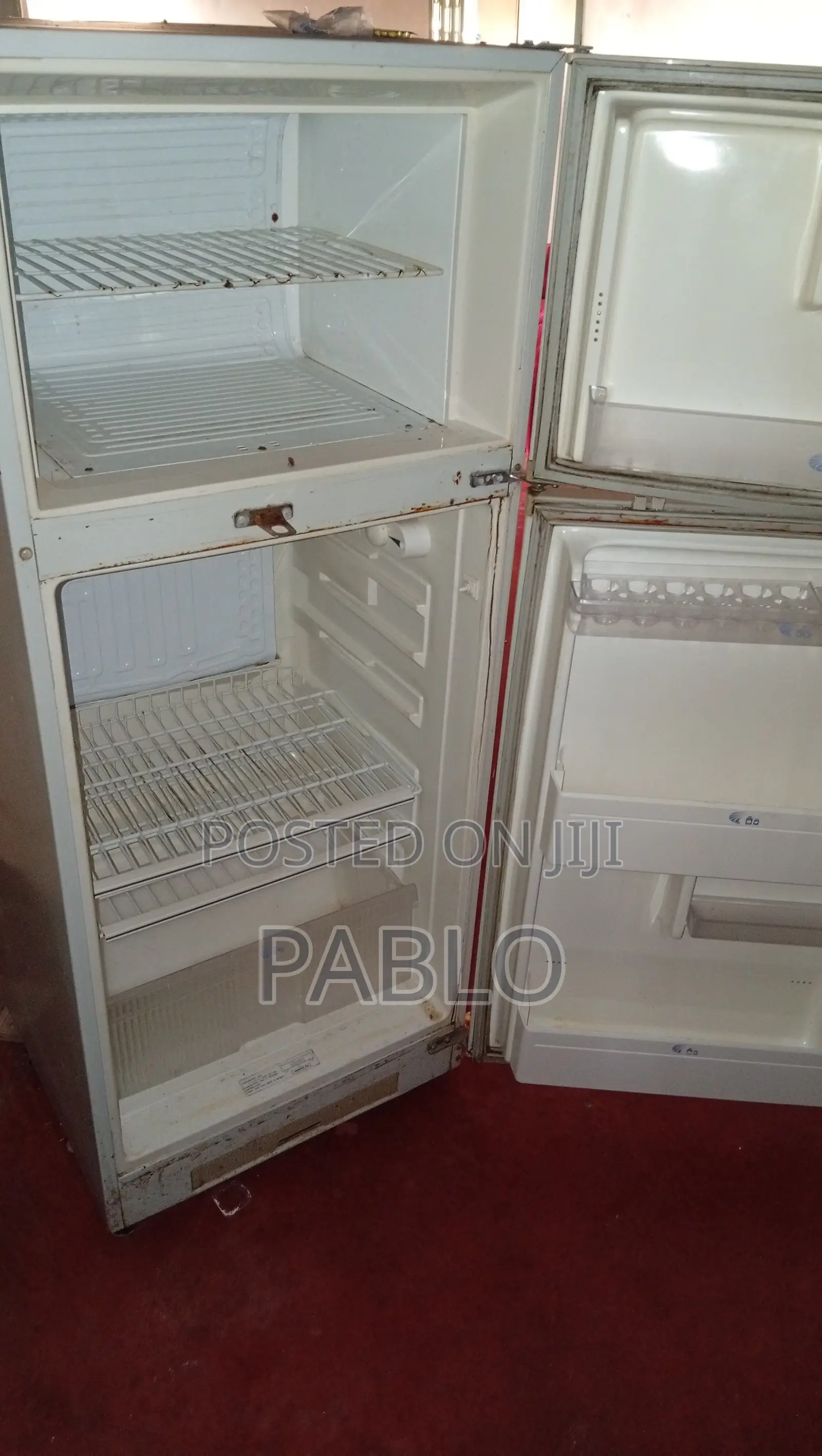 Broken Sanyo Double Door Fridge (272L) - For Parts or Scrap Free