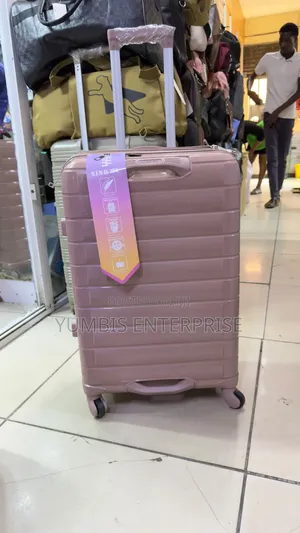 Rose Gold Large Size Size 28" Rubber Double Handle Suitcase at 3800