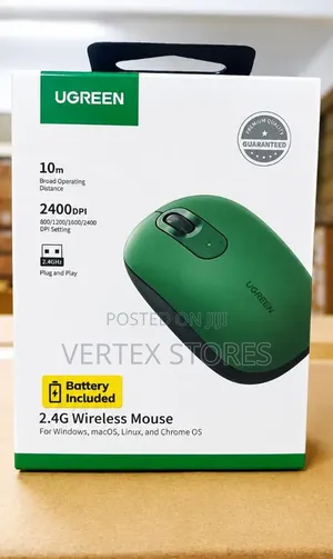 Ugreen Mu105 2.4g Wireless Mouse(celadon Green(with Long Battery Life