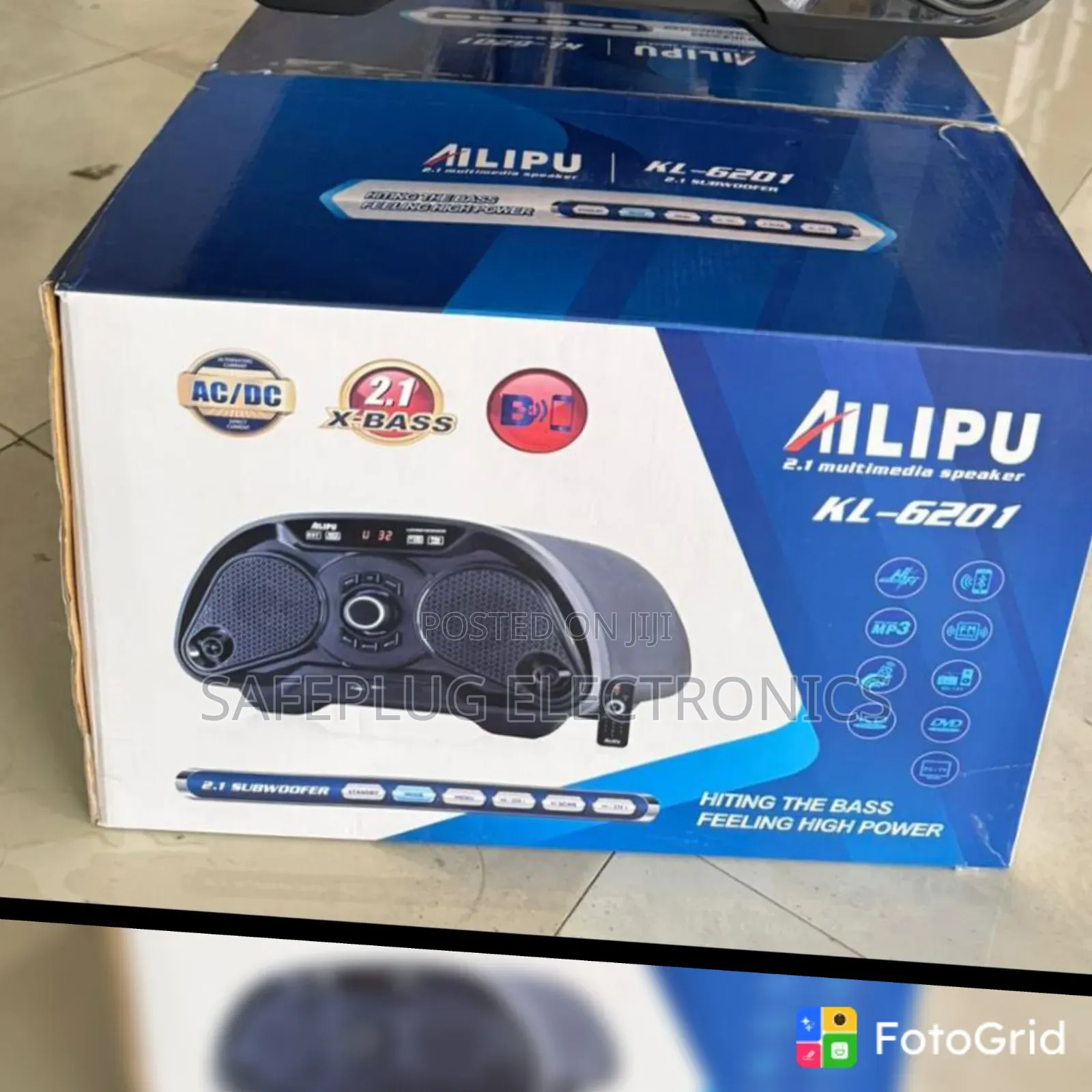 Ailipu 6201 2.1CH Multimedia Speaker–Powerful Home Entertainment Sound