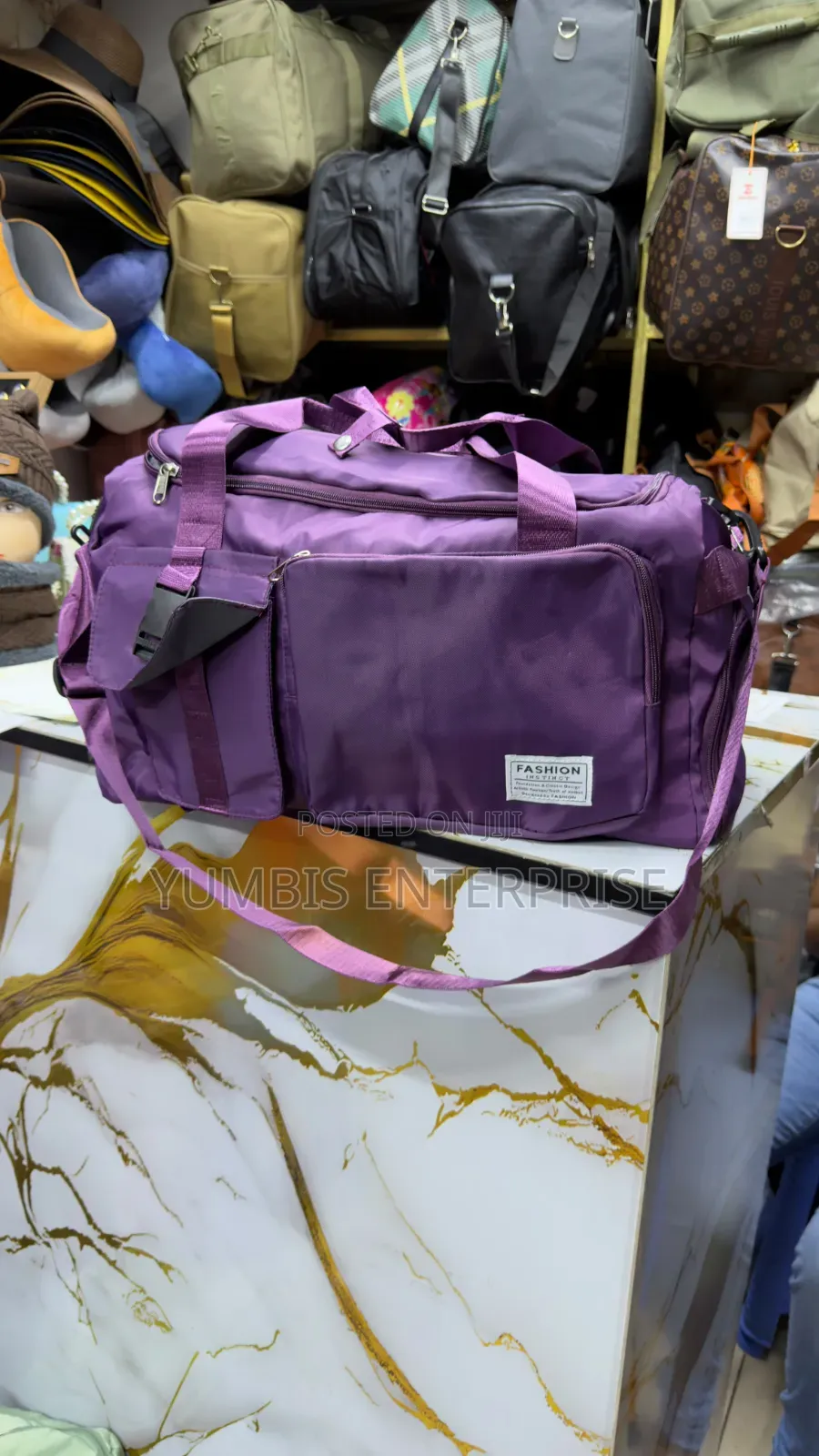 Dark Purple Multi Purpose Travel/#Gymbackpacks at 1000