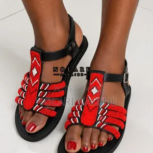 Handmade Maasai Leather Sandals _ Custom Sizes