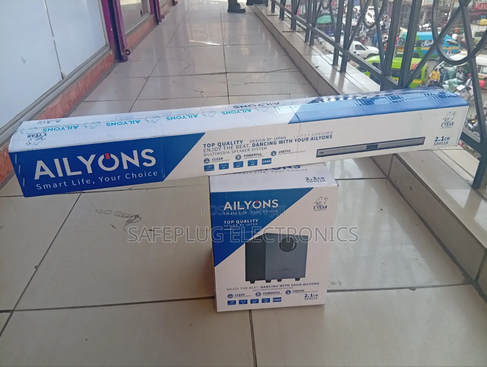 Ailyons Home Theatre Soundbar – Compact Powerful TV Speaker