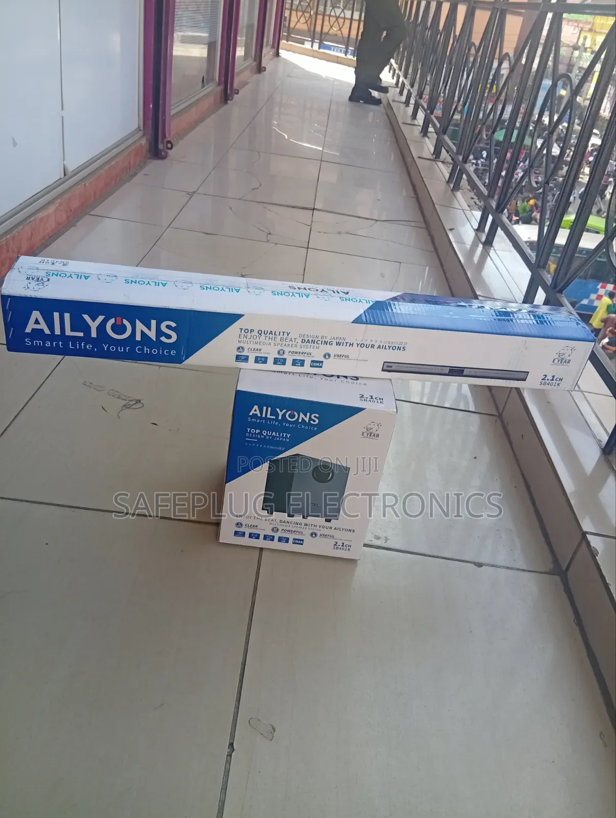 Ailyons Home Theatre Soundbar – Compact Powerful TV Speaker