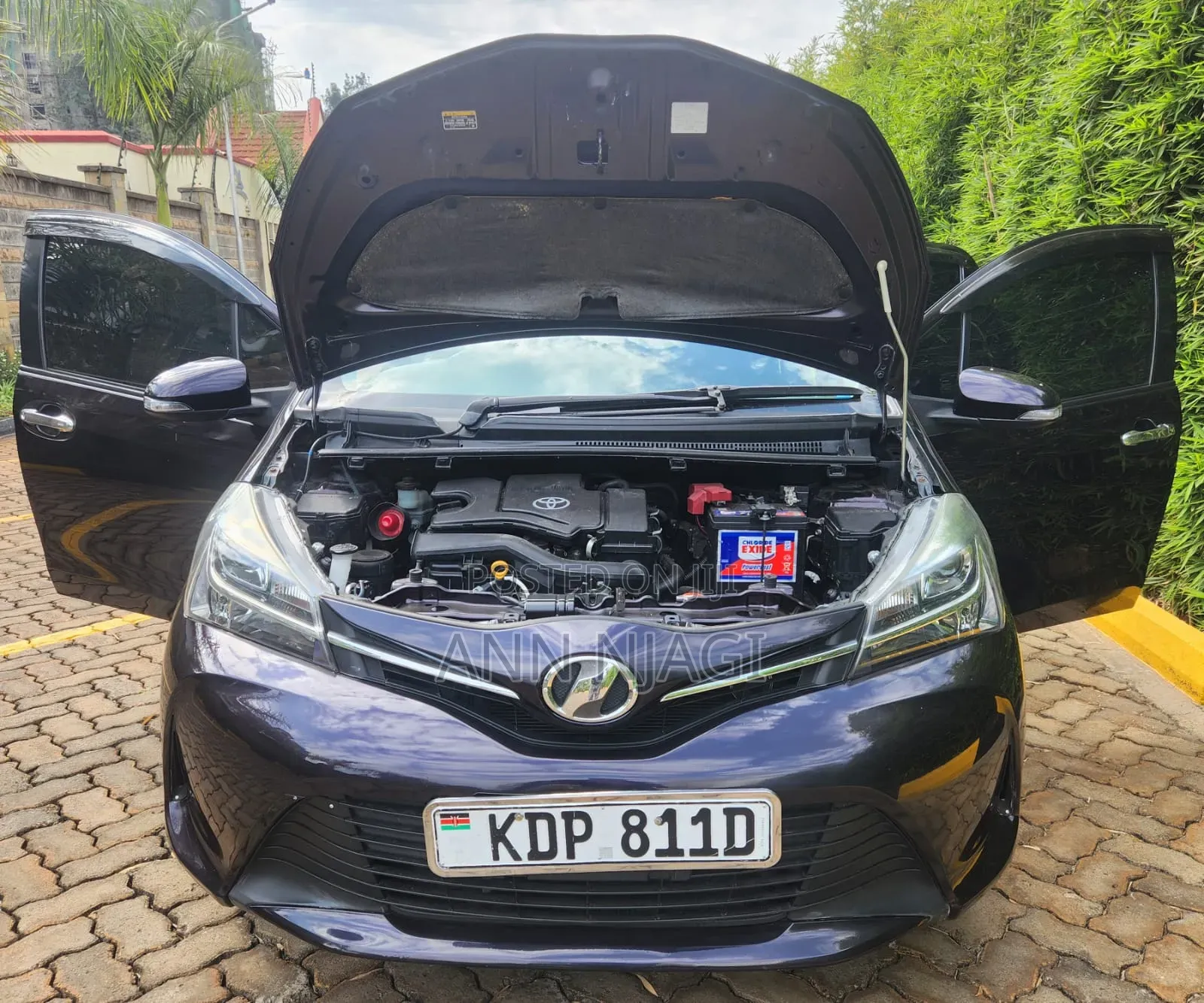 Toyota Vitz 2016 Maroon