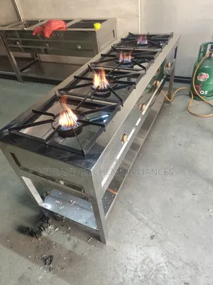 4-Burner Stainless Steel Commercial