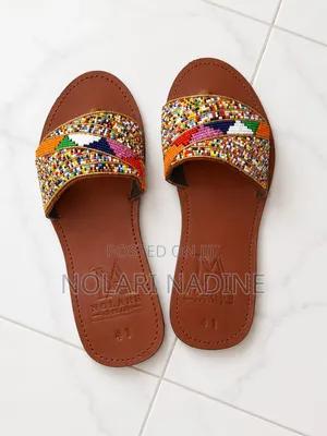Handmade Maasai Leather Sandals _ Custom Sizes