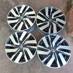 Toyota Passo Size 14inch Blacksilver Rims