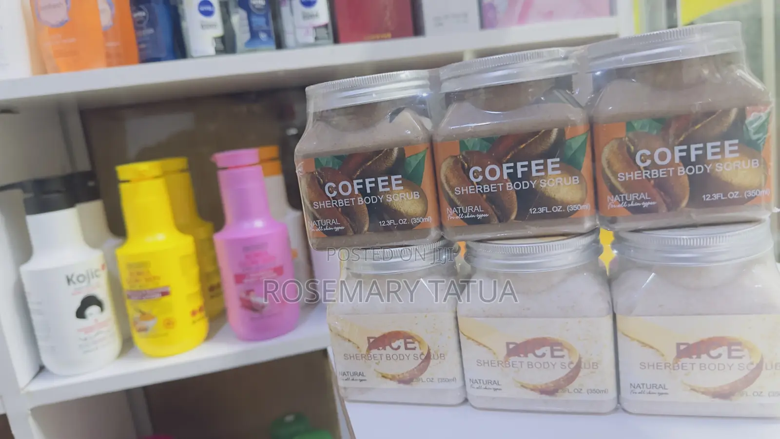 Coffee Rice Sherbet Body Scrub