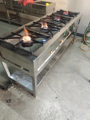 4-Burner Stainless Steel Commercial