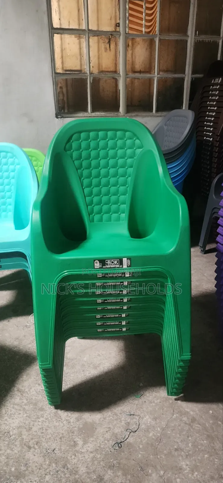 Rok Plastic Chairs Dark Green r.o.k Plastic Chair