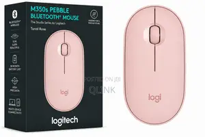 Logitech M350s Pebble Bluetooth Mouse - Tonal Rose - 910-007014