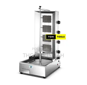 4 Burners Commercial Gas Shawarma Doner Kebab Machine