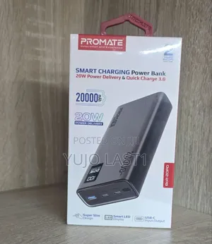 Pro Mate BOLT-20PD.BLACK 20000mAh Power Bank