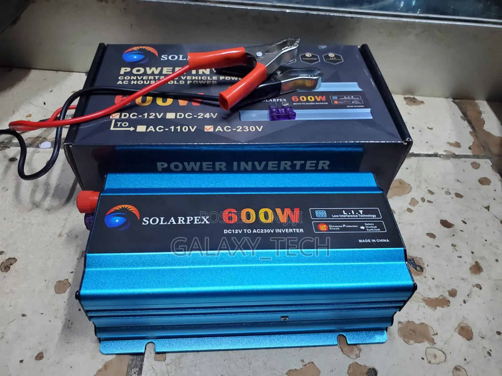 Solarpex 600W Power Inverter - DC 12V to AC 230V - Car to Home Power