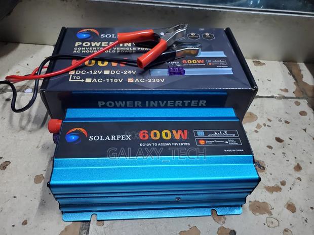 Solarpex 600W Power Inverter - DC 12V to AC 230V - Car to Home Power