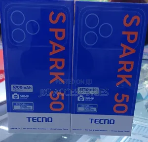 New Tecno Spark 50 128 GB Black