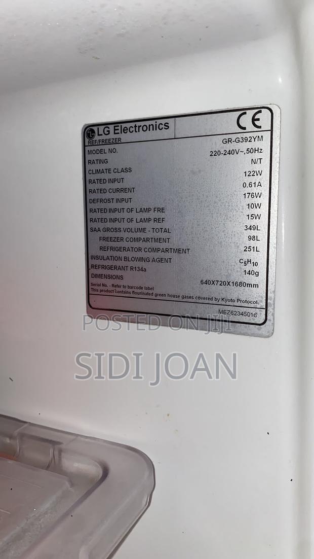 349L Capacity LG Fridge - thumbnail 4