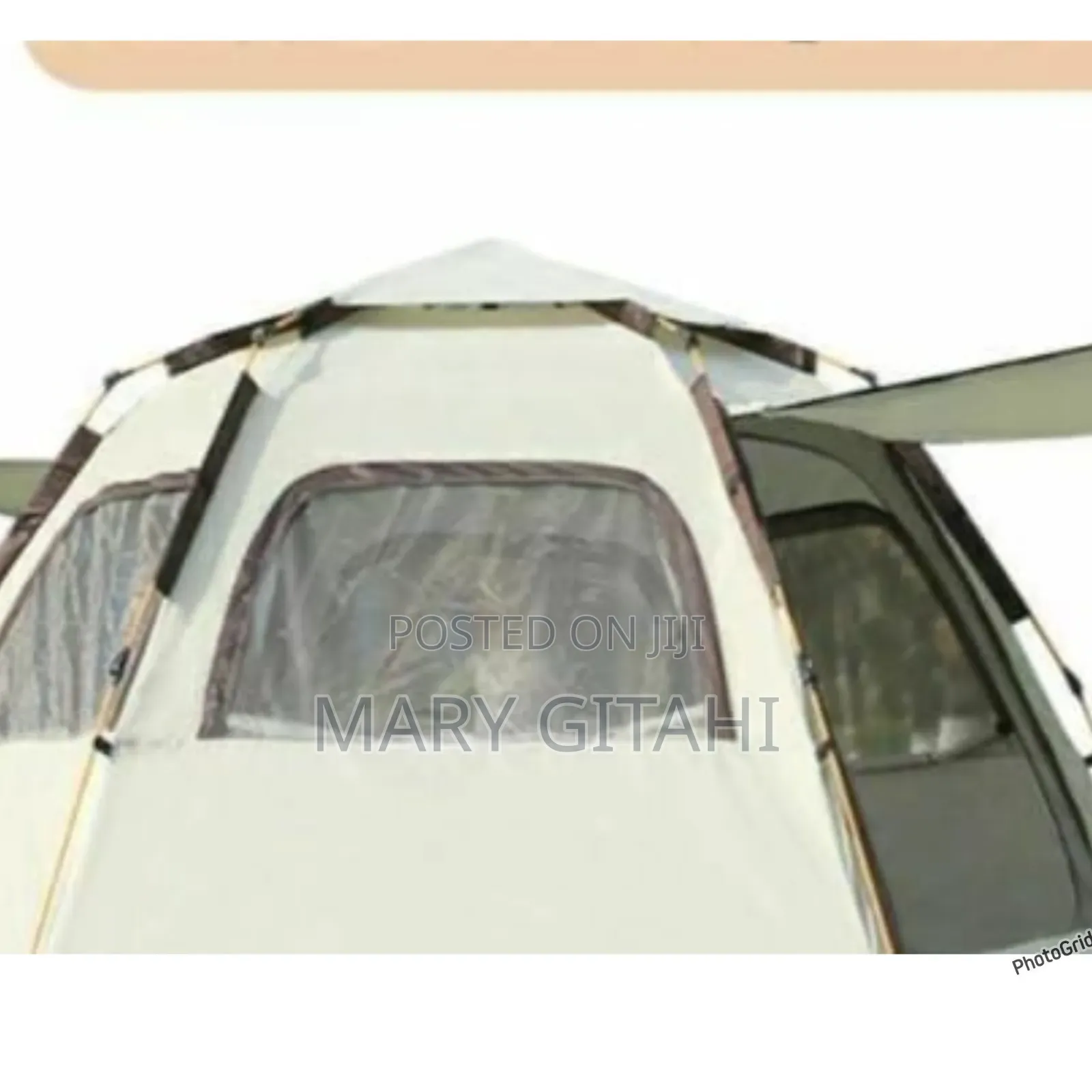 Hexagonal Automatic Camping Tent 320×320×180 {8 Adult}