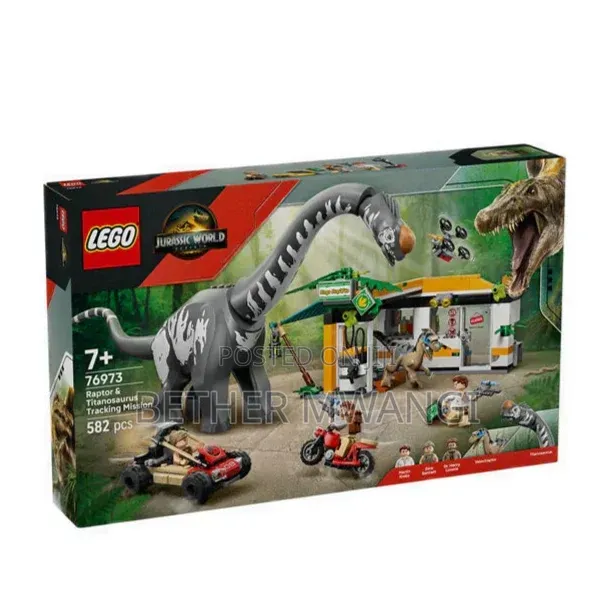Jurassic World Raptor Titanosaurus Tracking Mission