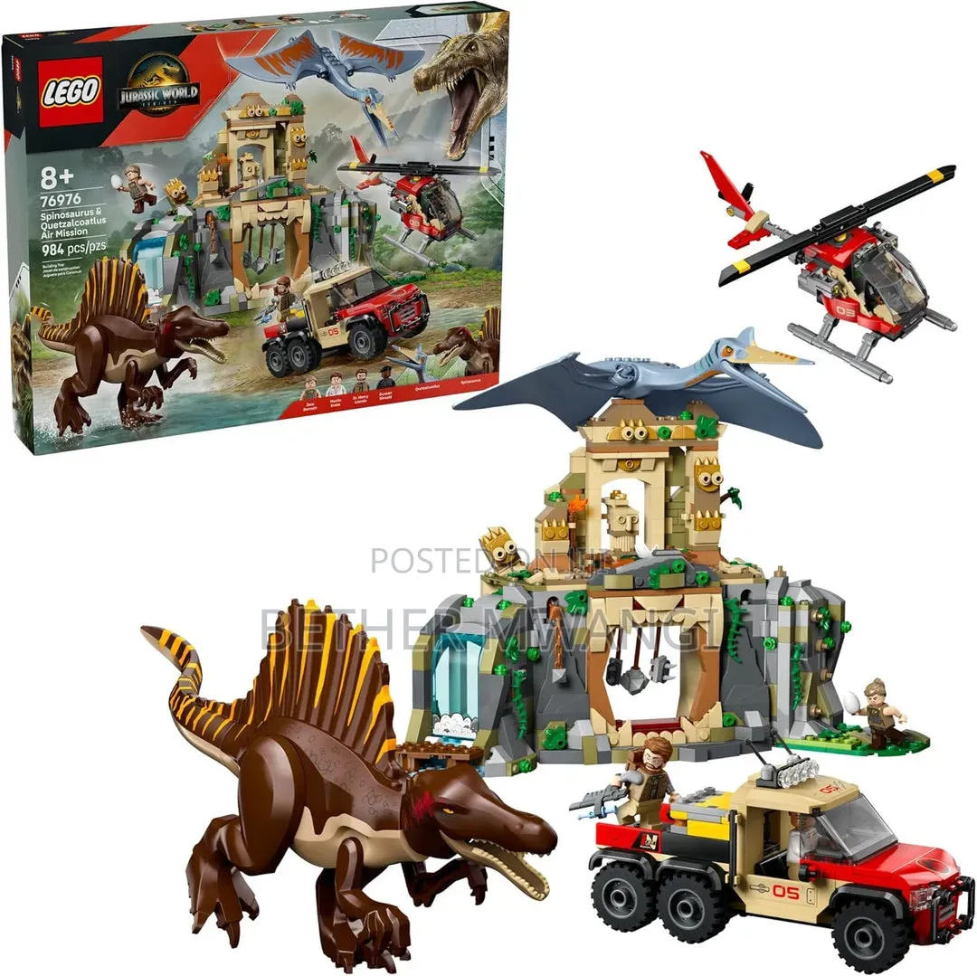 Jurassic World Spinosaurus Quetzalcoaltus Air Mission
