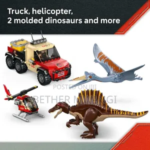 Jurassic World Spinosaurus Quetzalcoaltus Air Mission