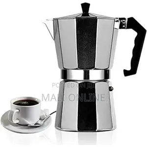 2 Cup Moka Pot Aluminium Stovetop Manual Coffee Maker