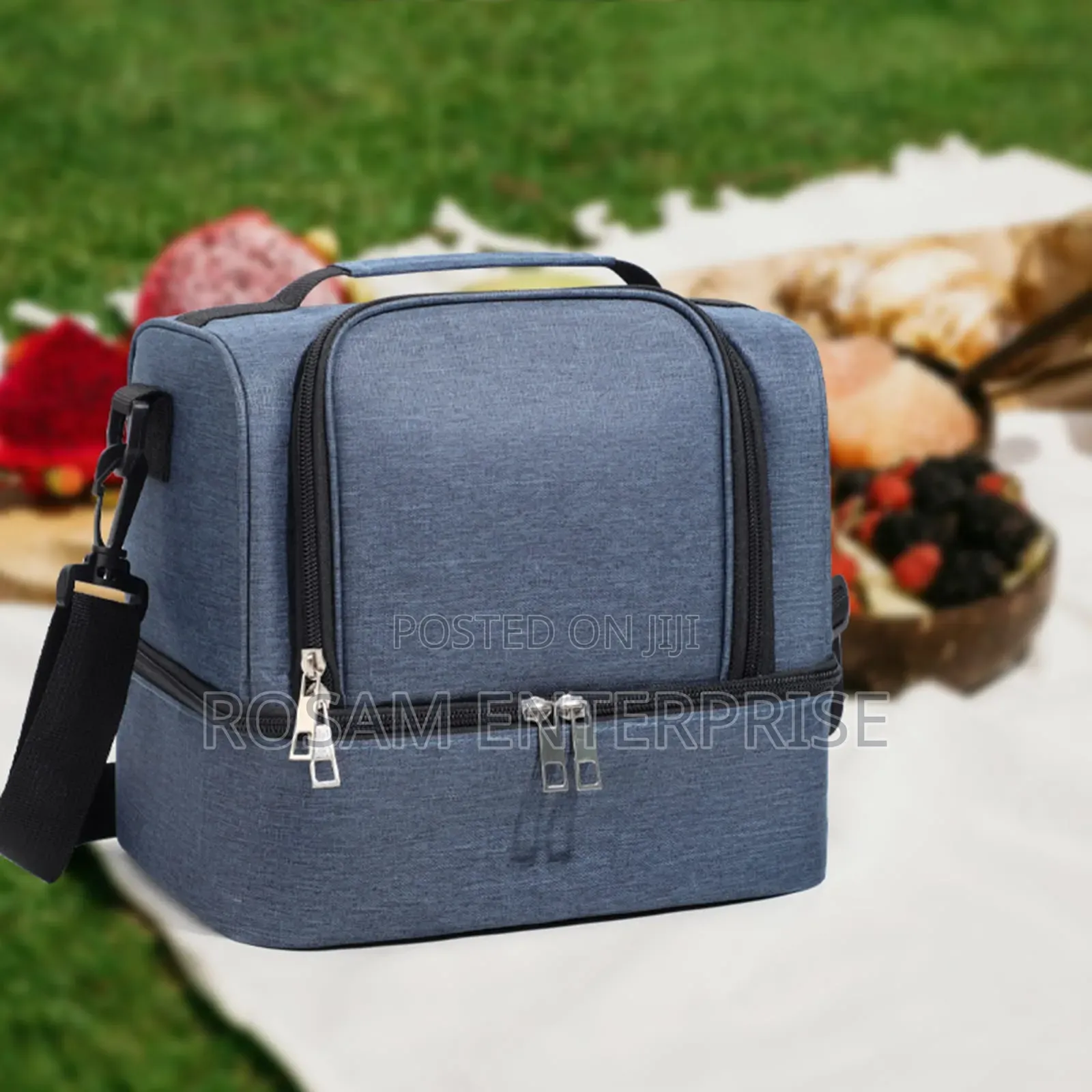 Double Compartment Insulated Lunch Bag