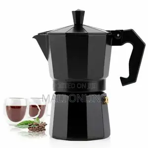 100ml Manual Coffee Maker Aluminium Stovetop Espresso Maker