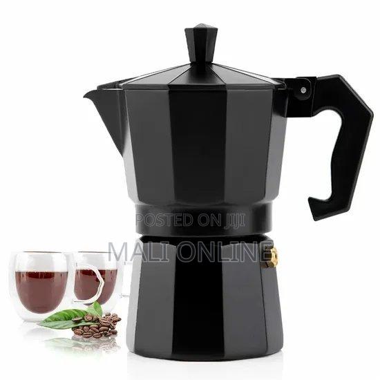 100ml Manual Coffee Maker Aluminium Stovetop Espresso Maker