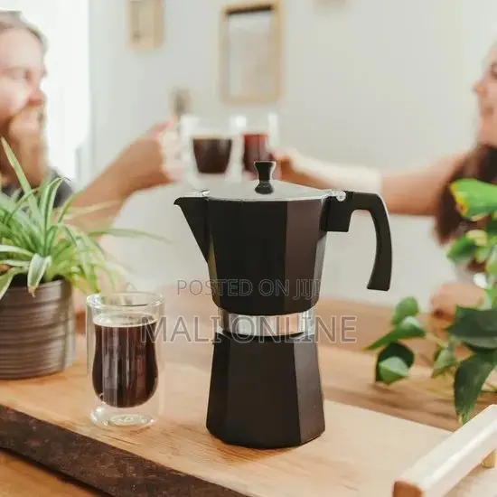 100ml Manual Coffee Maker Aluminium Stovetop Espresso Maker