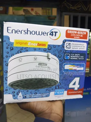 Original Enerbras Enershower 4T Instant Electric Shower – 6800W