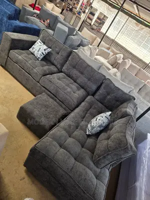 Tufted Cushions L Sofa/L Shaped Sofa