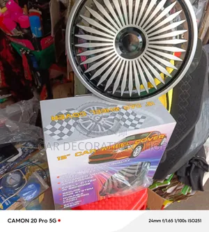 Wheel Cap Designed as Universal Snap on Accessory for 15" Steel Rims