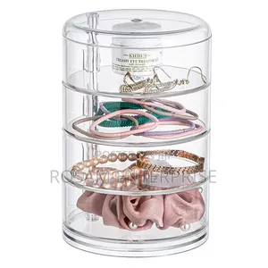 4 Layered Rotating Jewelry Storage Container