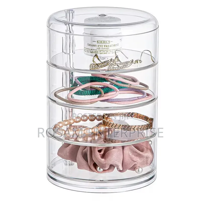 4 Layered Rotating Jewelry Storage Container